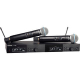 Shure SLXD24D/SM58 Dual-Channel Digital Wireless Handheld Microphone System with SM58 Capsules (G58: 470 to 514 MHz)