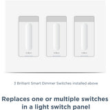 IN STOCK! BRILLIANT SMART DIMMER SWITCH BHS120US-WH1 (White)