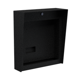 PEDESTAL PRO 1618HOU-BUT-01-CRS 16"x18" Mild Steel Housing, ButterflyMX 11.6" Recessed Video Intercom