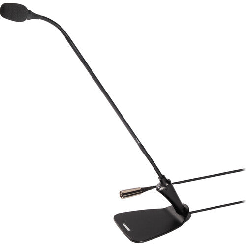 Shure CVG18DS-B/C 18" Centraverse Gooseneck Microphones with Integrated Base, Mute Switch, and LED Light (Black)