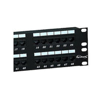 Dynacom 2013-12C5E CAT6 Network Cable, CAT5e Data Patch Panel, 12-Port