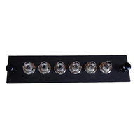 Dynacom 920A-ST-6 Fiber Optic Adapter Panel, 6', ST