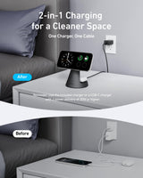 Anker MagGo Wireless Charger (2-in-1, Dock Stand) with USB-C Cable BOA