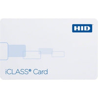 HID 2000HPGGMV iCLASS 200x 2K/2 Printable Smart Card, SIO, Programmed, Glossy Front and Back, Matching Numbers, Vertical