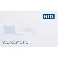 HID 2001PGGMN iCLASS 200x 16K/2 Printable Smart Card, Programmed, Glossy Front and Back, Matching Numbers, No Slot, Whit
