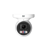 Digital Watchdog DWC-XSTD08MF MEGApix AI Active Deterrent 4K Turret IP Camera with Flashing LEDs, 3.6-10mm Varifocal Lens, White