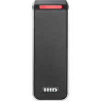 HID 20NKS-01-000000 HID 20NKS-01 Signo 20 Mullion Pigtail Reader, Seos Profile, Black with Silver Trim