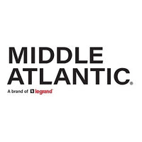 Middle Atlantic CRD-WMRK-24LH CRD Series Split Solid Rear Door for WMRK Racks with Handle Knockout, 24U