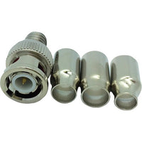 ADI PRO BNCCRI75C BNC Plug Crimp, 75 Ohms, RG58 PVC, RG59, 6 PVC, Plenum, 100-Pack