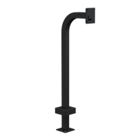 PEDESTAL 22PE1-2NIP-04-CRS 42" Steel Gooseneck Pedestal - 2NIP Solo