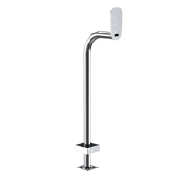 PEDESTAL PRO 22PE1-BUT-01-304 42" Stainless Pedestal - ButterflyMX 8" Surface Video Intercom