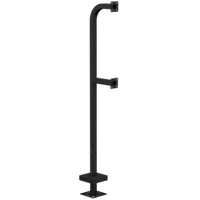 PEDESTAL PRO 22PE2-EBMU-02-CRS 78" Dual height Steel Pedestal - Single Channel