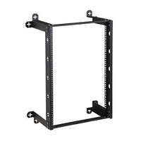 V-Line Wall Mount Rack, 12" Depth, 16U, CRS, Black