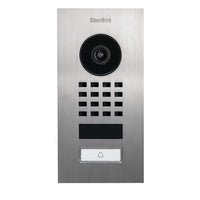 DoorBird D1101V Flush-Mount IP Video Intercom, Burnished Brass (BURNISH.BRASS)