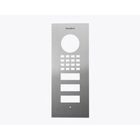 DoorBird D1102V Flush-Mount Front Panel, Grey White (RAL 9002)