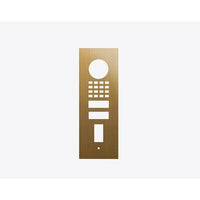 DoorBird D1101FV Fingerprint Flush-Mount Front Panel, Polish Brass (D1101FV)