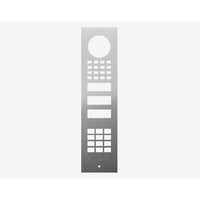 DoorBird D1102KV Surface-Mount Front Panel, Brushed Aluminum (BRSHV2A)