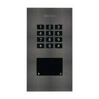DoorBird A1121 Flush-Mount IP Access Control Device, Multi-Technology, Grey Aluminuim (RAL9007)
