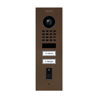 DoorBird D1102FV Fingerprint 50 Flush-Mount IP Video Intercom, Golden Yellow (RAL 1004)
