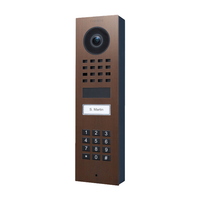 DoorBird D1101KV Surface-Mount IP Video Intercom, Brushed Gold (BRSHGOLD)