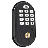 Yale Locks YRD216-CBA-0BP Yale YRD216-CBA-0BP Assure Lock Push Button Keypad Deadbolt with Connected by August Compatibility, Oil Rubbed Bronze