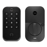 Yale Locks P103556 Yale YRD614-ZB3-BSP Pro 2 Keypad with Smart Lock, Black Suede
