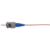 Hubbell FHPSTC3MM Fiber Optic Pigtail, ST-Style Multi-Mode, PVC, 3m, Orange