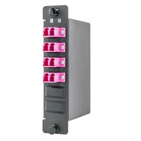 Hubbell OCLCD40G8VI Fiber LGX Cassette, OM4, LC Duplex to MTP, 40G, 8 Fiber, Violet