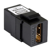 Hubbell SFHC14BK HDMI Keystone, Snap-Fit, ScrewTerminals, Black