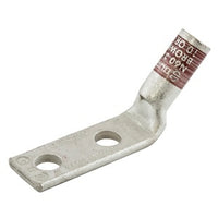 Hubbell HGBL06DF1 6 AWG Compression Lug, 1/4" OD, 5/8" SP, 45-Degree
