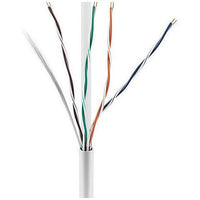 ADI PRO 0E-CAT6PWHP CAT6+ Plenum Cable, 23/4 Solid BC, Unshielded, UTP, CMP/FT6, 1000' (304.8m) Reel in Box, White