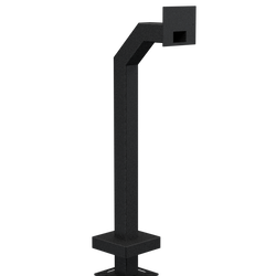 PEDESTAL PRO 33PE1-2NIP-03-CRS 42" Heavy Duty Gooseneck Pedestal - 2NIP Indoor Touch 2.0