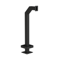 PEDESTAL PRO 33PE1-PPRO-02-CRS 42" Heavy Duty Gooseneck Pedestal - Single Gang Mullion (Narrow)