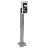 PEDESTAL PRO 33PED-BUT-001-304 44" Low Stainless Pedestal ButterflyMX 7" Surface Video Intercom