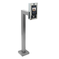 PEDESTAL PRO 33PED-BUT-002-304 45" Stainless Pedestal - ButterflyMX 7" Surface Video Intercom