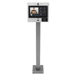 PEDESTAL PRO 33PED-BUT-004-304 44" Stainless Gooseneck - ButterflyMX 11.6" Surface Video Intercom