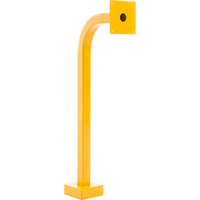 PEDESTAL PRO 36-APD-YEL 36" Safety Yellow Gooseneck with 6x6 Face Plate