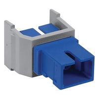 Hubbell SFSCSBG Fiber Snap-Fit SC Simplex Connector, Zirconia Ceramic, Gray