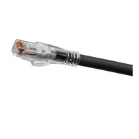 Hubbell HC6ABK90 CAT6A Slim Patch Cord, Ascent, 90', Black