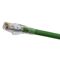 Hubbell HC6AGN03 NEXTSPEED CAT6A Patch Cord, 26AWG UTP, Slim 3', Green