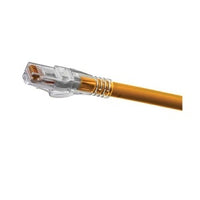 Hubbell HC6AOR90 CAT6A Slim Patch Cord, Ascent, 90', Orange