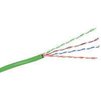 Hubbell HC6RREGN CAT6 Riser Cable, Reelex, Green