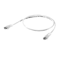 Hubbell HC6W30 CAT6 24-8 NEXTSPEED Patch Cord, Slim, 30', Copper, White