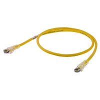 Hubbell HC6Y01 NEXTSPEED CAT6 Patch Cord, Slim, 1', Yellow