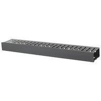 Hubbell HSD23 SD-Series Rail-Mounted Horizontal Cable Manager, 2U, 3", Black