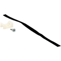 Hubbell HVSCTW Cable Management Velcro Pad and Loop Adhesive, 25-Pack, Black