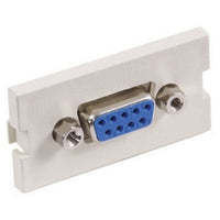 Hubbell IM9DIN1OW 9-Pin F/F Gender Changer, White