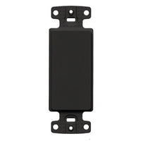 Hubbell NS620BK Decora Decorator Frame Plate, Frame, Blank, Black