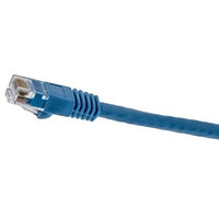Hubbell NSC6B25 netSELECT 24/8 CAT6 Patch Cord, Slim, Snagless, PVC-CM, 25' Blue