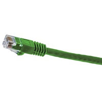 Hubbell NSC6GN05 netSELECT 24/8 CAT6 Patch Cord, Slim, Snagless, PVC-CM, 5' Green